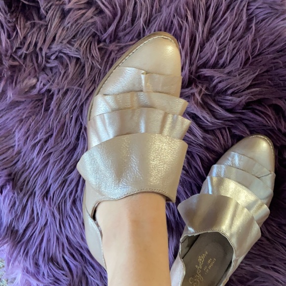 Seychelles Womens Open Mind Pull On Ankle Boot Rise Gold Leather Size 6US - Picture 8 of 8